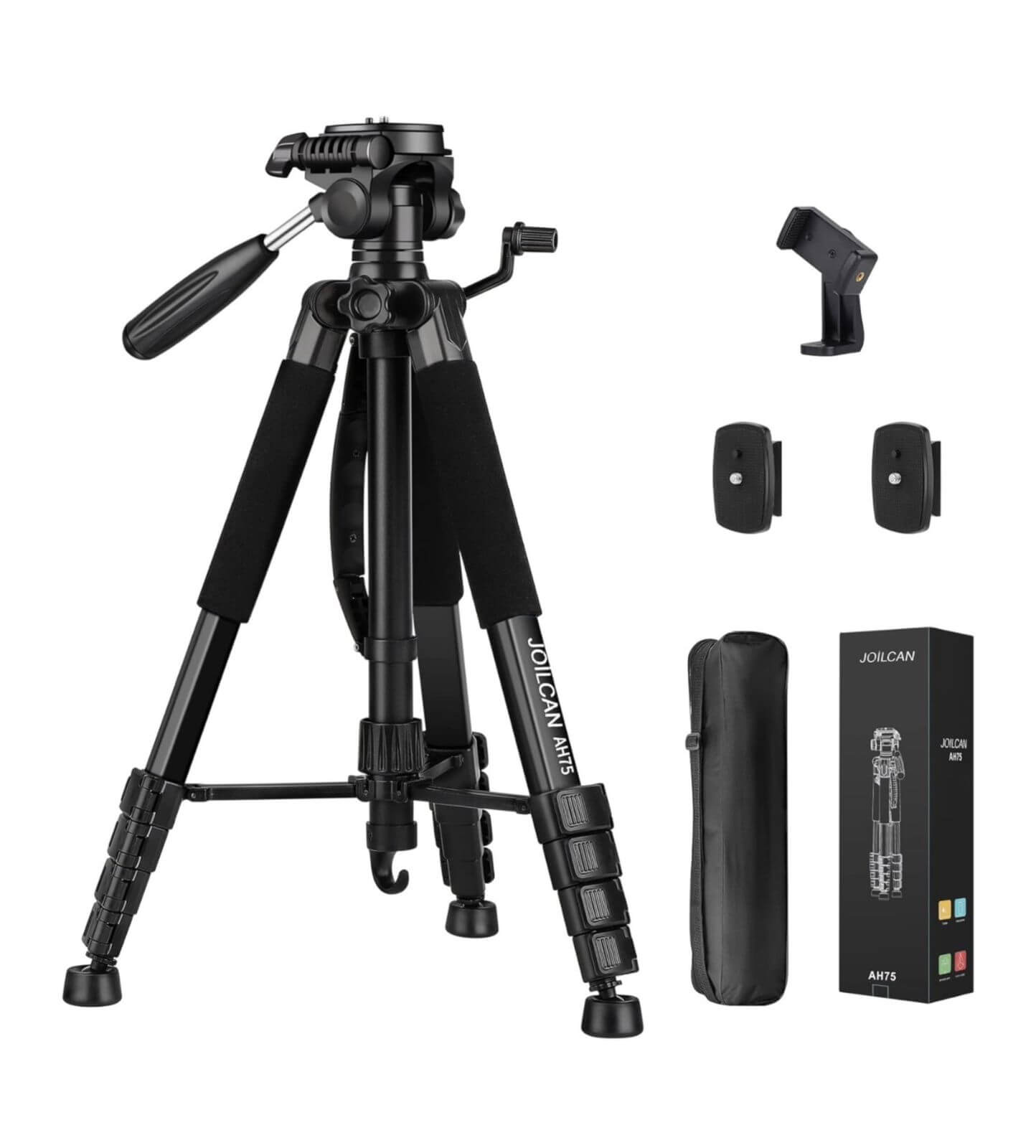 Tripode Profesional 74'' Para Grabación De Video Soporte De Cámara