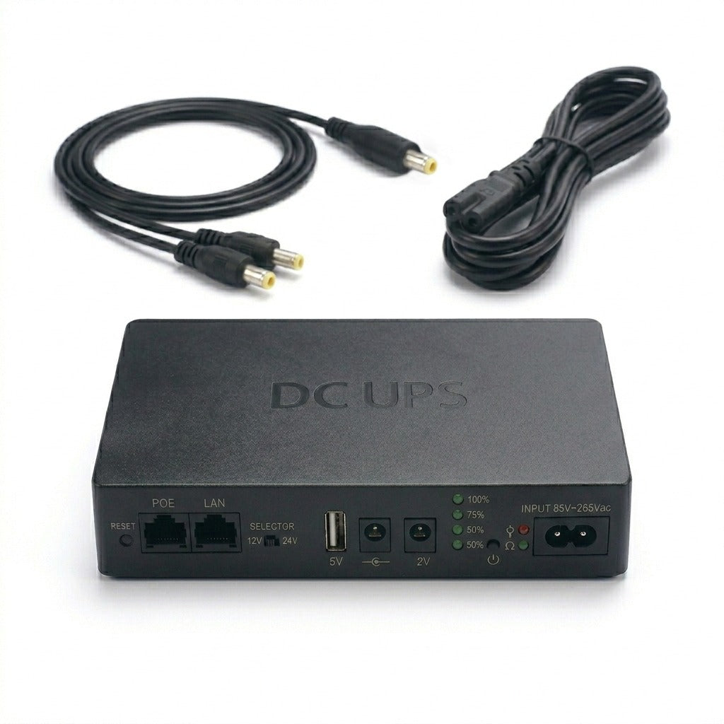 Mini UPS 20,000 mAh Para Router / Camaras 5V/9V/12V