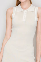 Vestido Blashe sin Mangas Liso para Damas