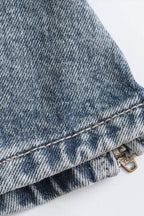 Blusa Halter Jeans Lisa P/ Damas by Youme