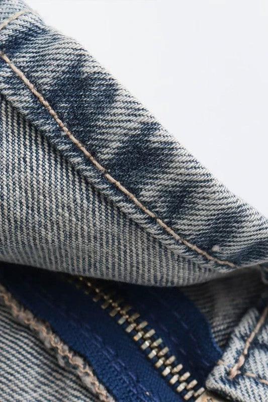 Blusa Halter Jeans Lisa P/ Damas by Youme
