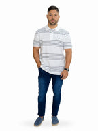 Poloshirt 1492 Mangas Cortas Rayas Para Caballeros by 1492