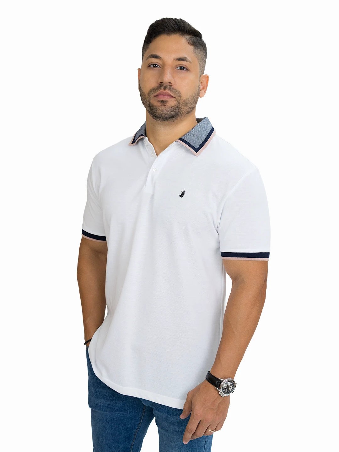 Poloshirt 1492 Mangas Cortas Liso Para Caballeros by 1492