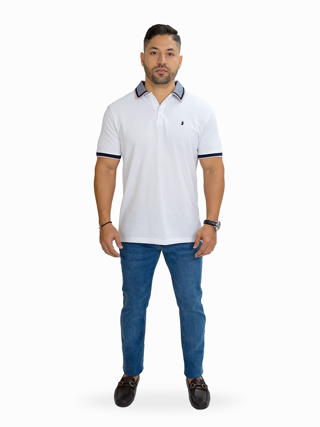 Poloshirt 1492 Mangas Cortas Liso Para Caballeros by 1492