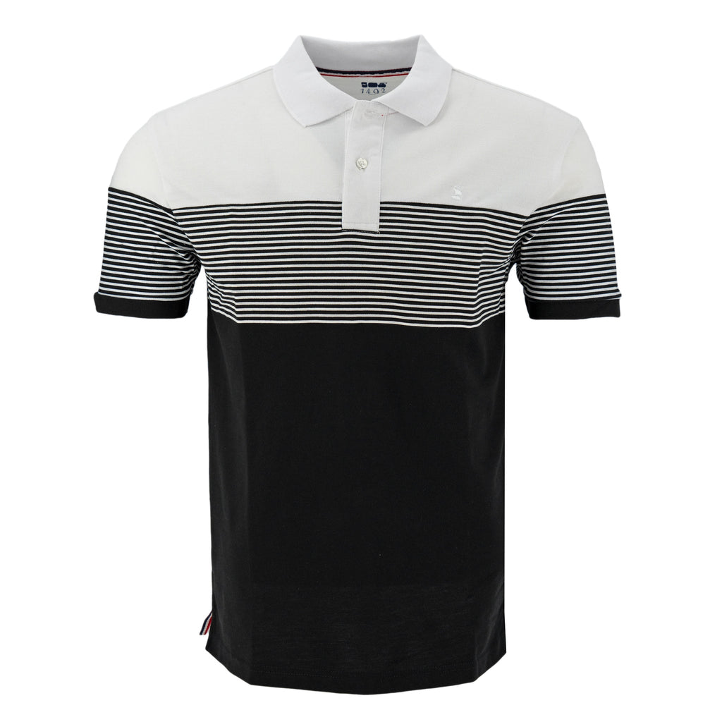 Poloshirt 1492 Mangas Cortas Rayas Combinado Para Caballeros by 1492
