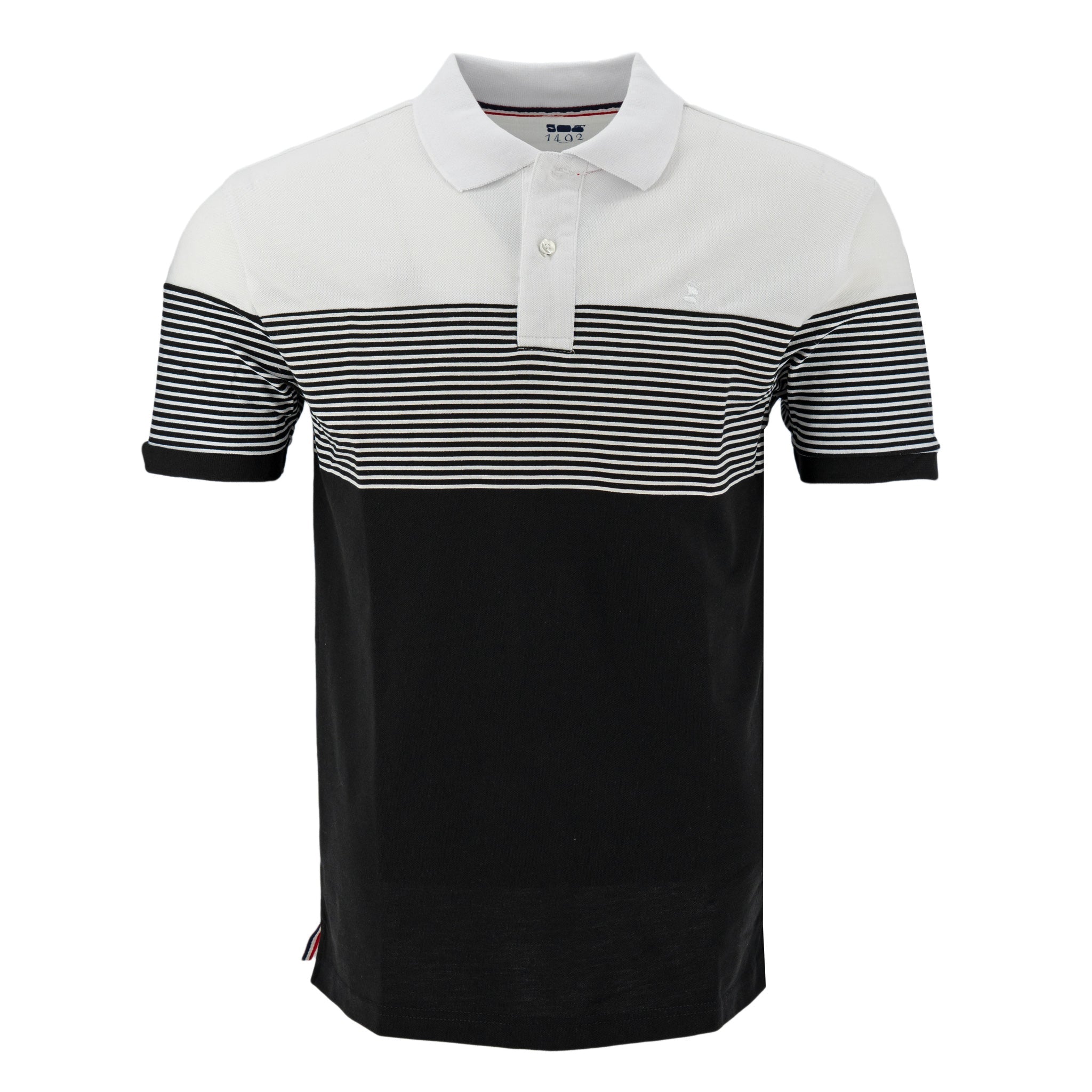 Poloshirt 1492 Mangas Cortas Rayas Combinado Para Caballeros by 1492