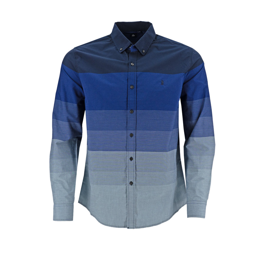 Camisa 1492 de Rayas de Mangas Largas para Caballeros
