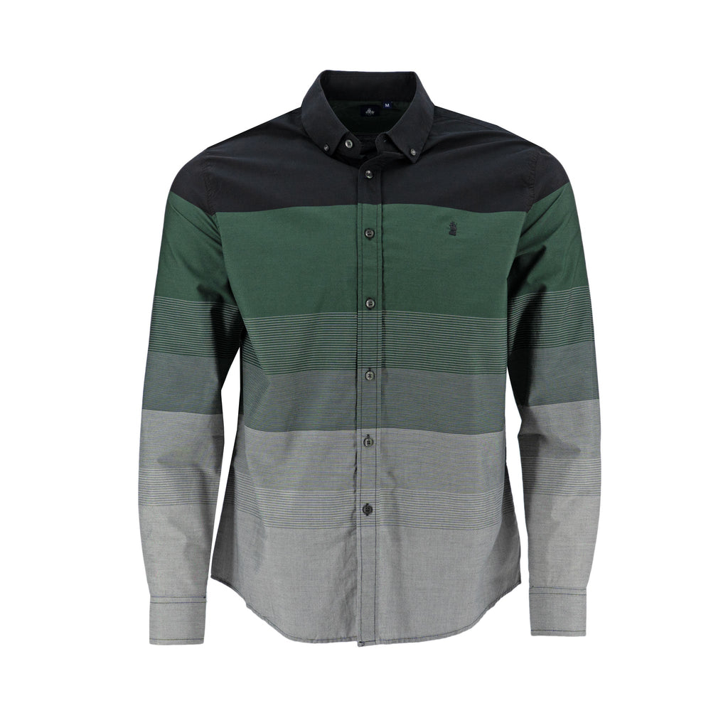 Camisa 1492 de Mangas Largas con Rayas para Caballeros