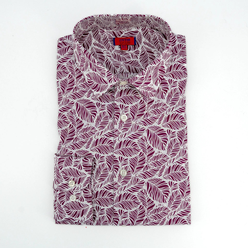 Camisa Zanetti Mangas Largas Estampada P/ Caballeros by Zanetti