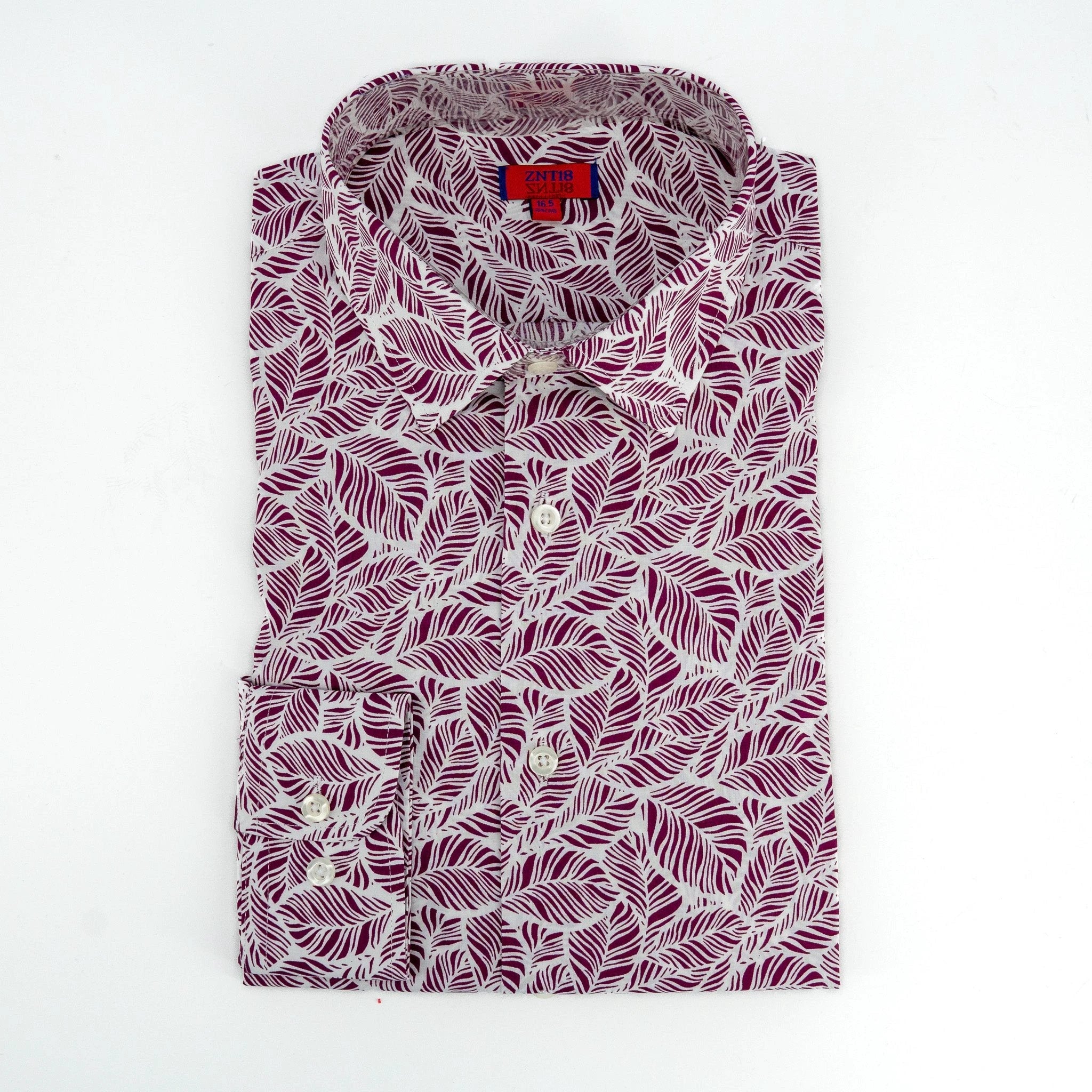 Camisa Zanetti Mangas Largas Estampada P/ Caballeros by Zanetti