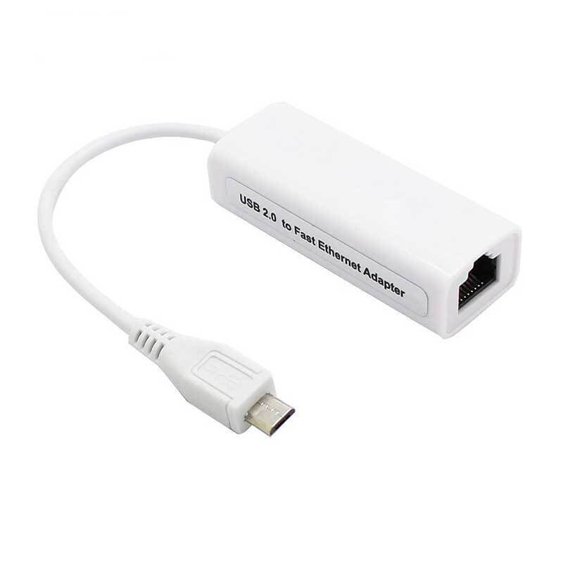 Adaptador Micro USB a RJ45