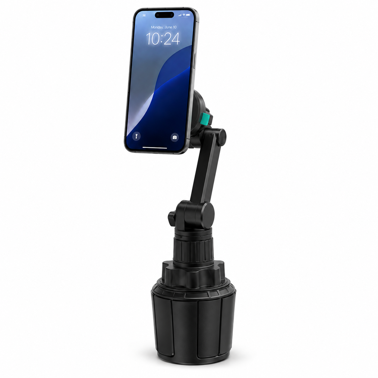 Soporte Magnético Universal Para Celular De Carro Con Base Para Portavasos