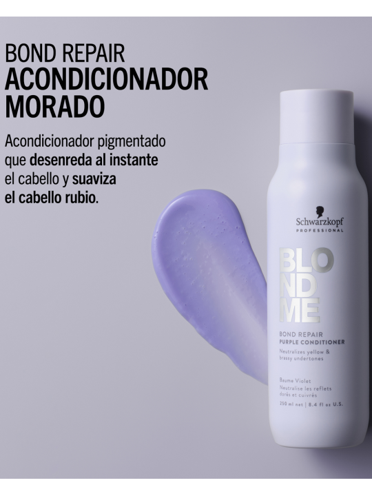 SCHWARZKOPF BM BONDR PURPLE ACOND 250ML