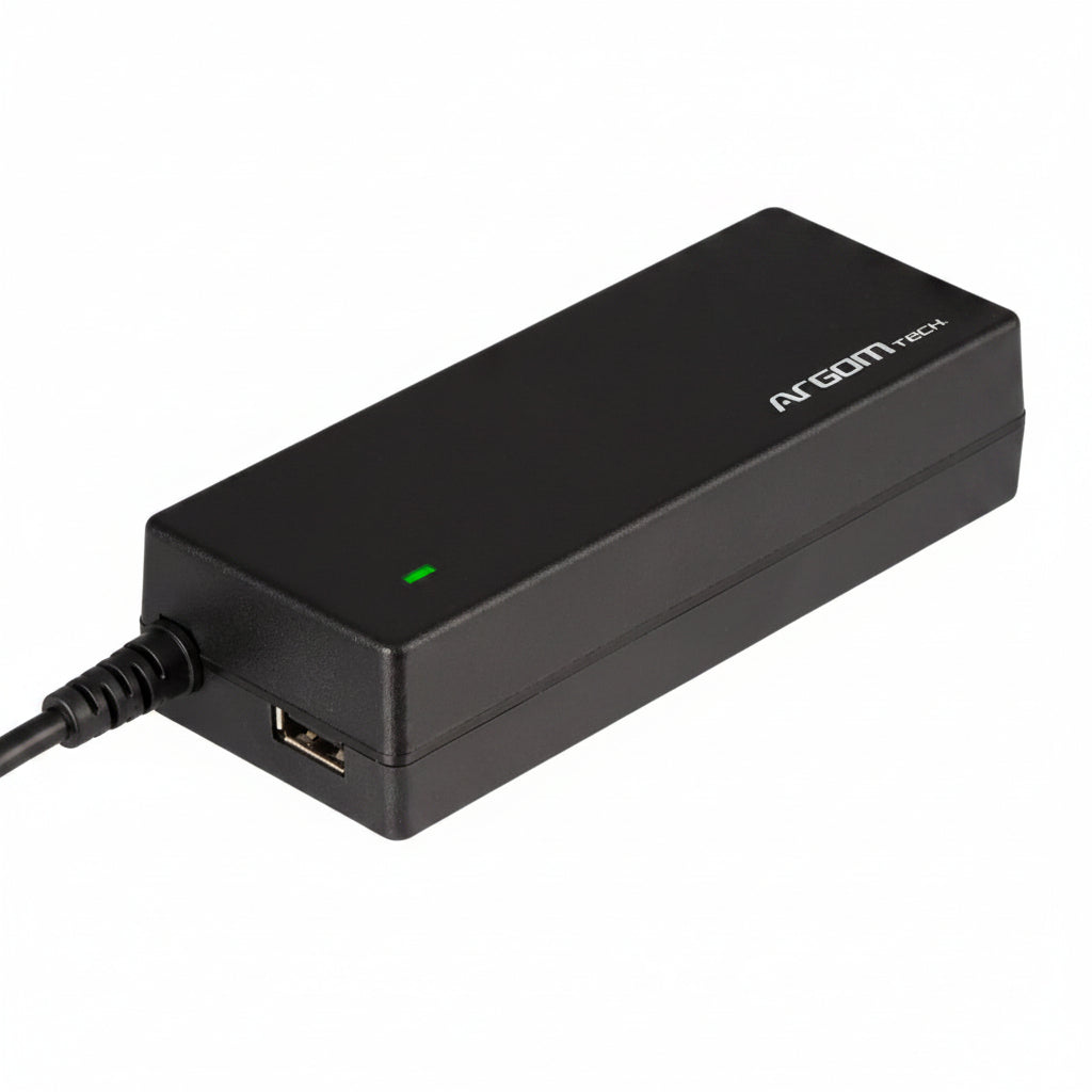 ADAPTADOR ARGOM AC DE 90W PARA NOTEBOOK COMPACT DESIGN1PORTUSB30
