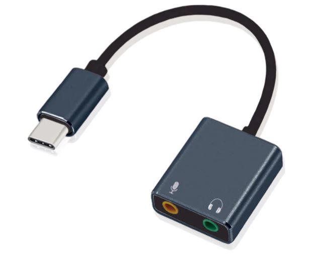 ADAPTADOR ARGOM TYPEC EXTERNAL STEREO SOUND