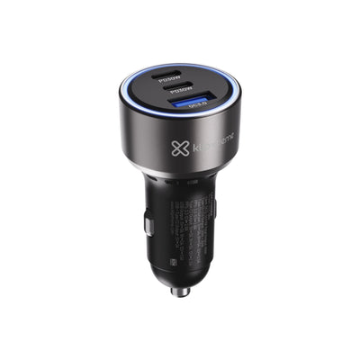 ADAPTADOR KLIPX CAR CHARGER 60W USBC PD30WUSBA QCBLACK