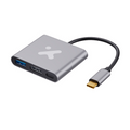 ADAPTADOR XTECH MULTIPUERTOS USBC 3IN1