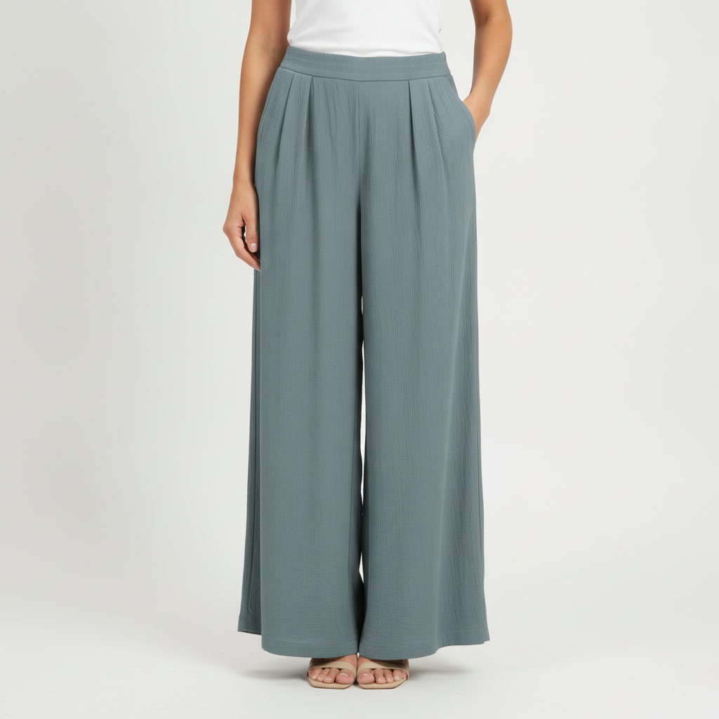 Pantalones Posh para Damas con modelo (AI)