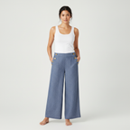 Pantalones Hope & Harlow Jaspeado Capri para Damas con modelo (AI)
