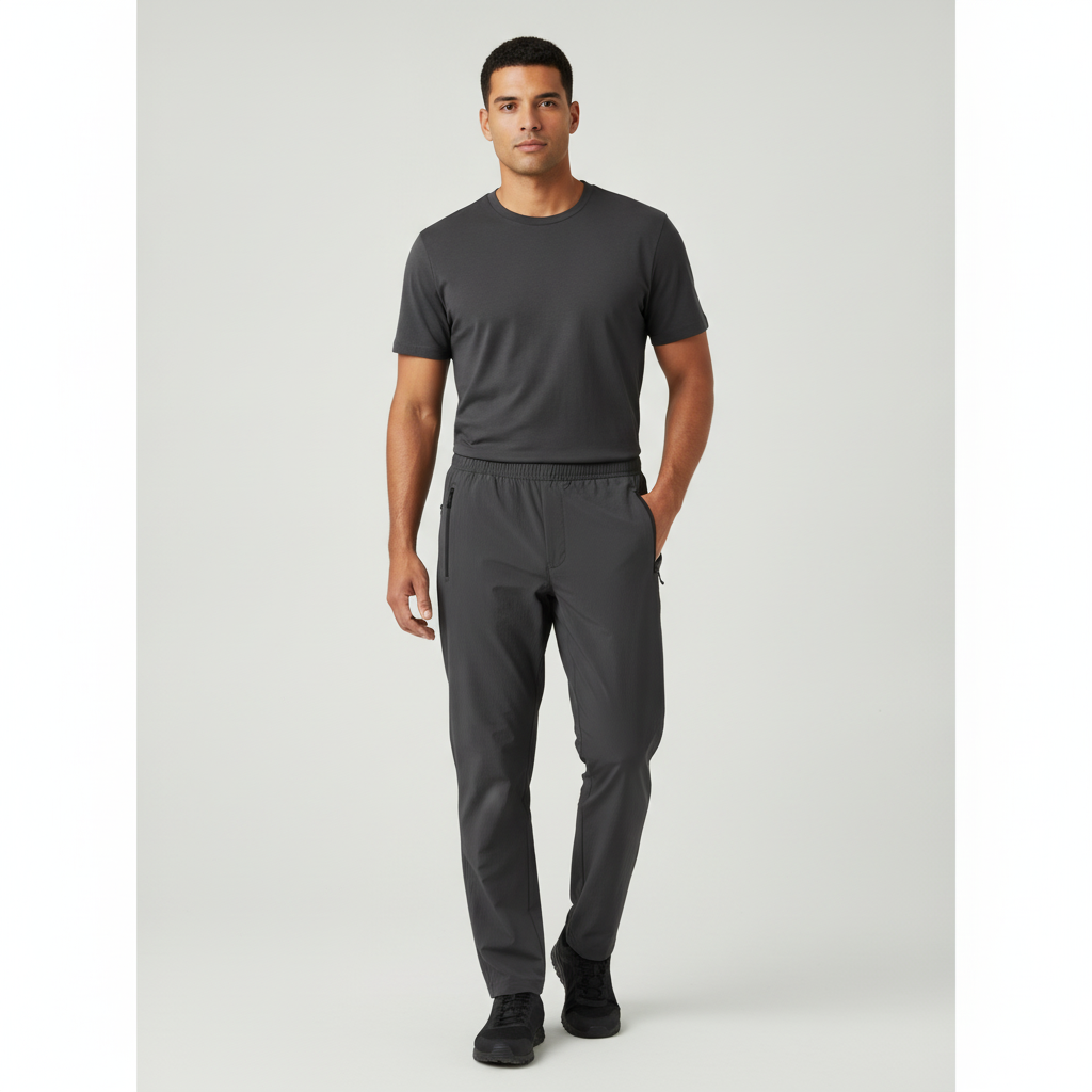 Pantalones Deportivos 1492 para Caballeros con modelo (AI)