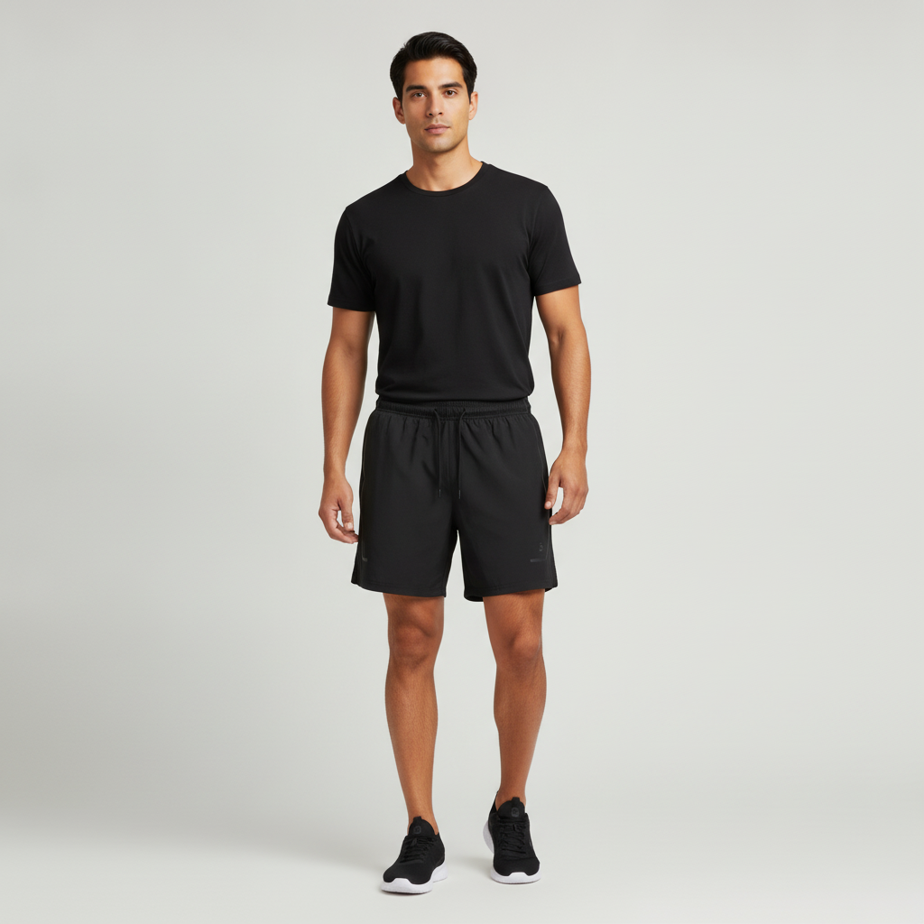 Pantalón Corto 1492 Deportivo para Caballeros con modelo (AI)