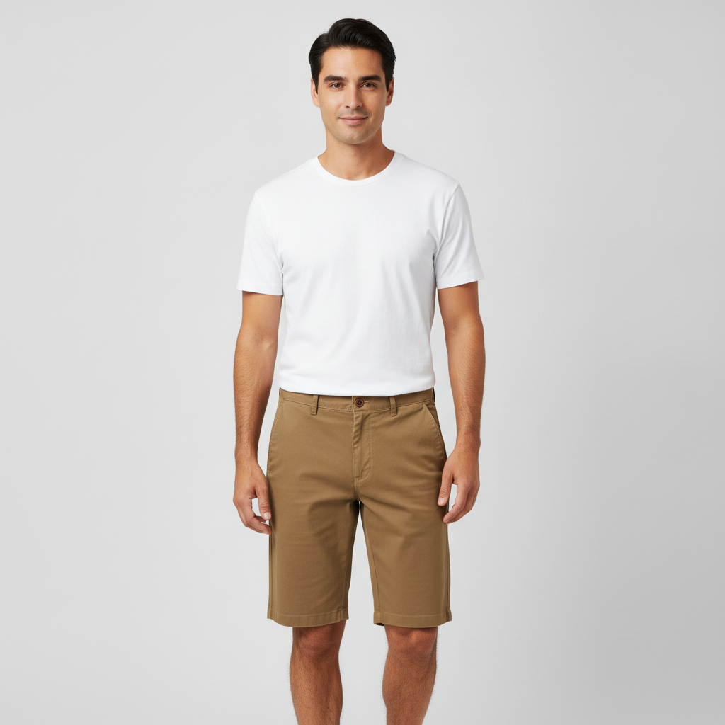 Bermudas 1492 para Caballeros Modelo ANT-574 con modelo (AI)