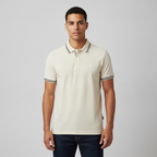 Poloshirt 1492 Mangas Cortas Liso para Caballeros con modelo (AI)