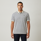 Poloshirt 1492 Mangas Cortas Rayas para Caballeros con modelo (AI)