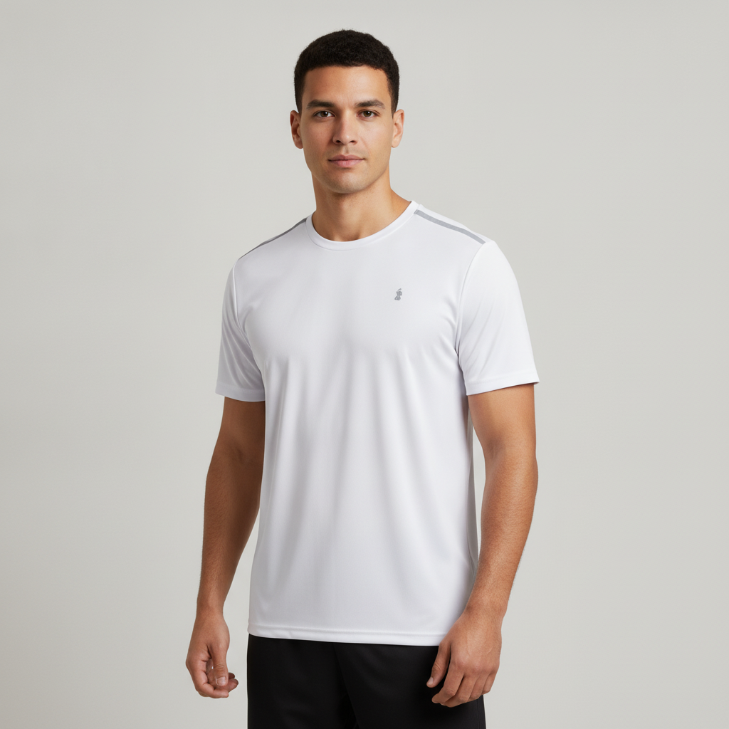 Camiseta 1492 Mangas Cortas Lisa para Caballeros con modelo (AI)