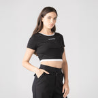AITANA CROP TOP WOMEN BLACK - Monastery | Tienda Oficial Colombia