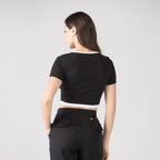 AITANA CROP TOP WOMEN BLACK - Monastery | Tienda Oficial Colombia