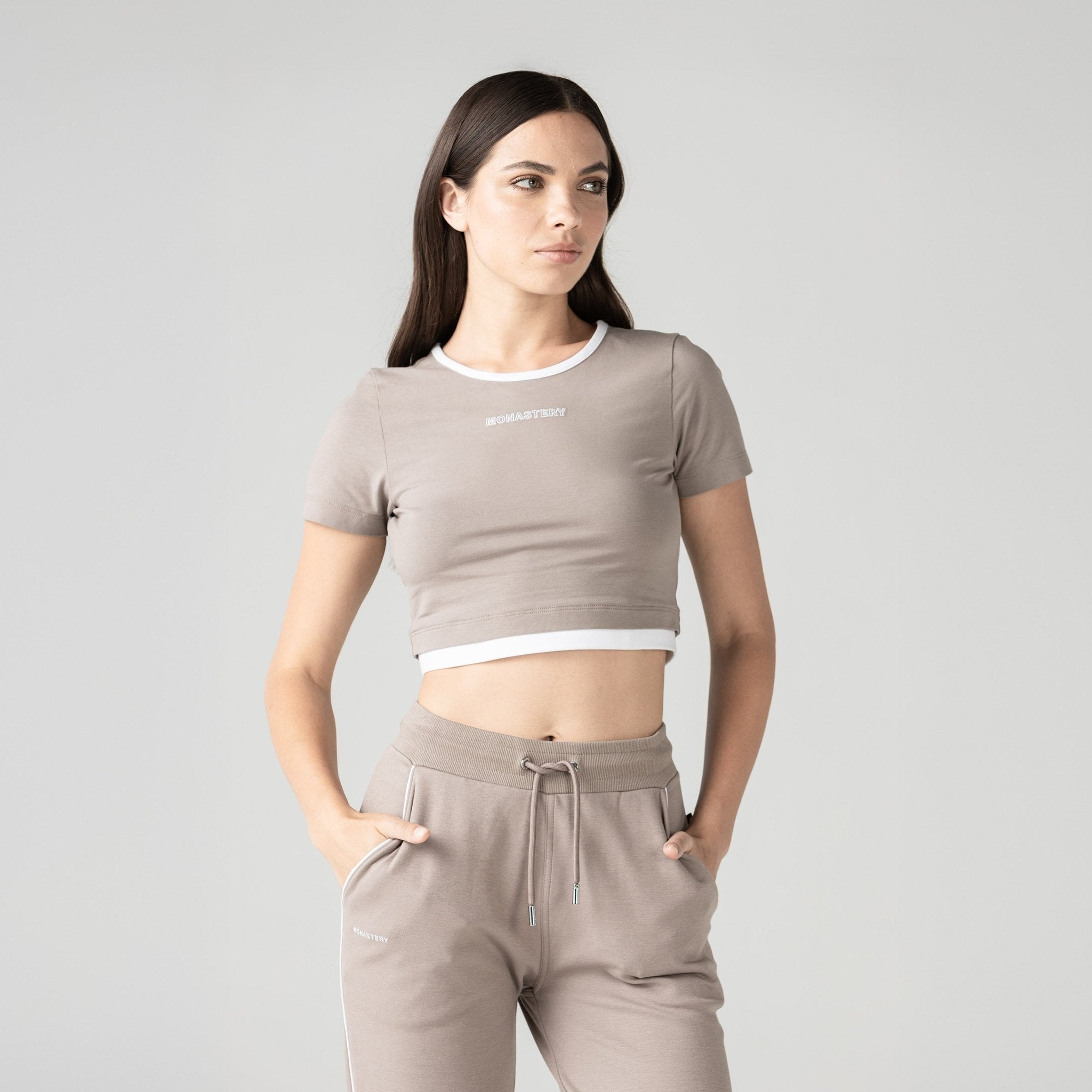 AITANA CROP TOP WOMEN CINDER - Monastery | Tienda Oficial Colombia