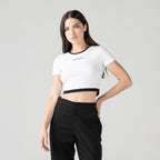 AITANA CROP TOP WOMEN WHITE - Monastery | Tienda Oficial Colombia