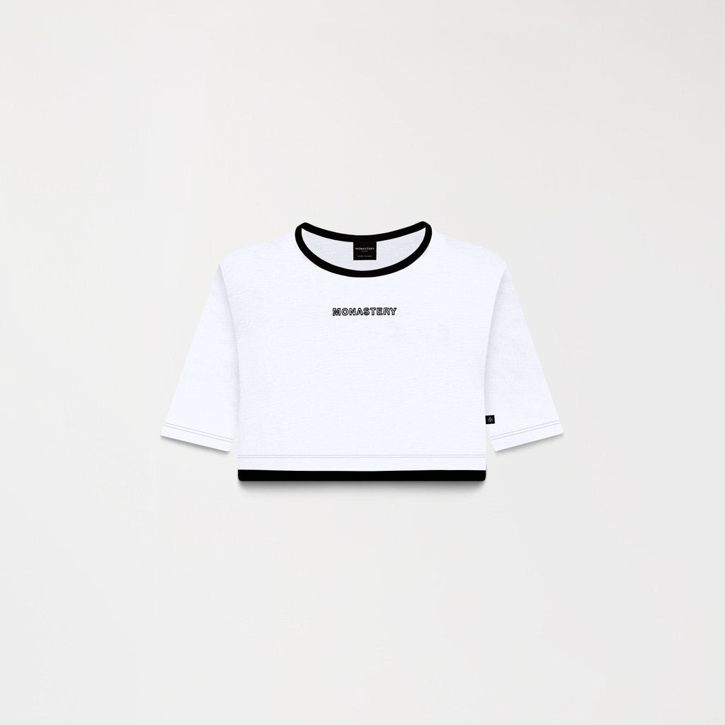 AITANA CROP TOP WOMEN WHITE - Monastery | Tienda Oficial Colombia