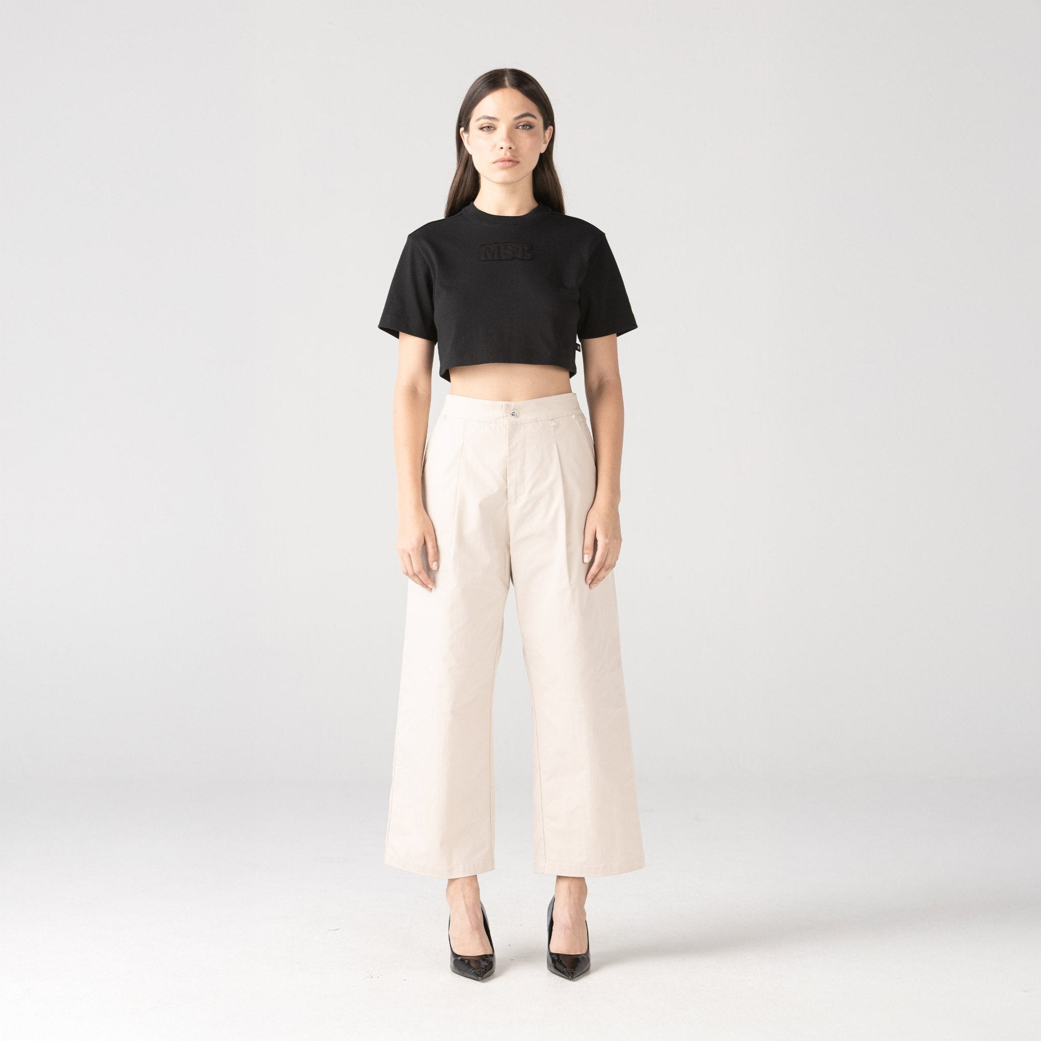 ALANI CROP TOP WOMEN BLACK - Monastery | Tienda Oficial Colombia