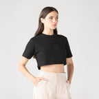 ALANI CROP TOP WOMEN BLACK - Monastery | Tienda Oficial Colombia