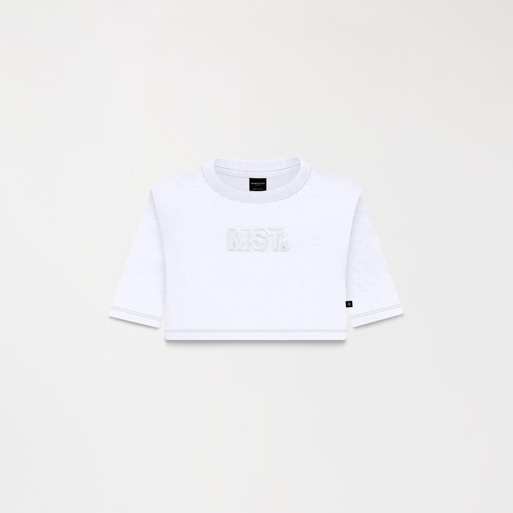 ALANI CROP TOP WOMEN WHITE - Monastery | Tienda Oficial Colombia