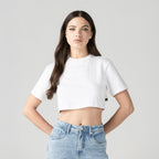 ALANI CROP TOP WOMEN WHITE - Monastery | Tienda Oficial Colombia