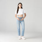 ALANI CROP TOP WOMEN WHITE - Monastery | Tienda Oficial Colombia