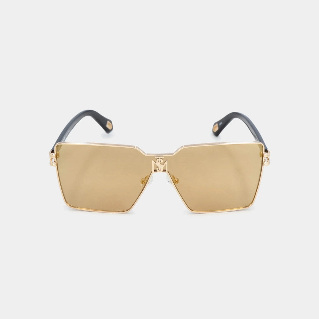 ALDA GOLD DEMI BROWN WITH GOLD MIRROW - Monastery | Tienda Oficial Colombia