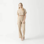 ALEXIA CROP TOP WOMEN IRISH CREAM - Monastery | Tienda Oficial Colombia