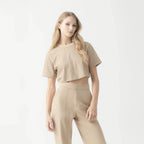 ALEXIA CROP TOP WOMEN IRISH CREAM - Monastery | Tienda Oficial Colombia