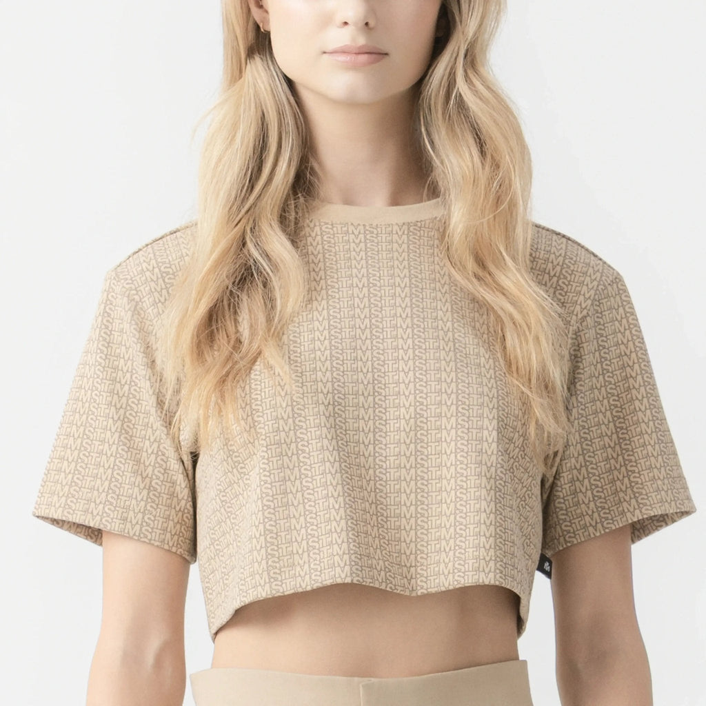 ALEXIA CROP TOP WOMEN IRISH CREAM - Monastery | Tienda Oficial Colombia