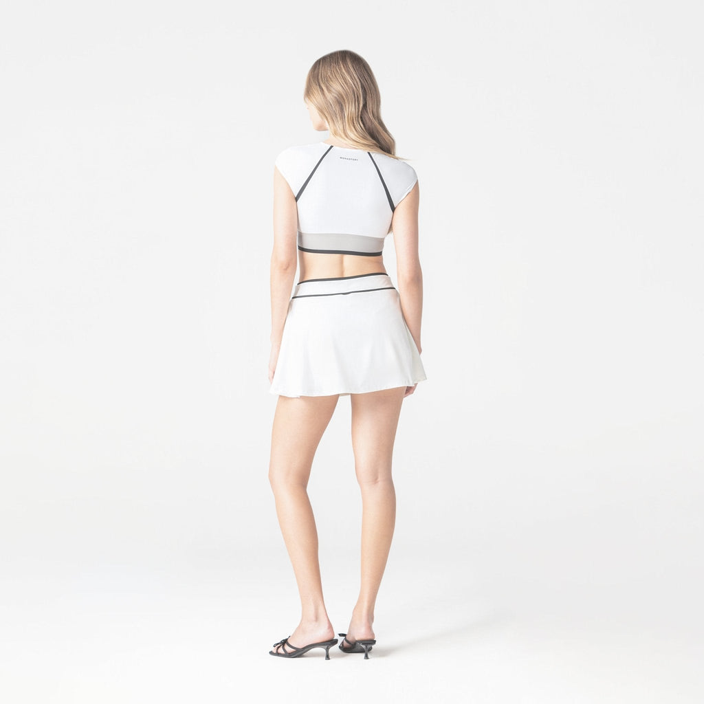ALLENDE SKIRT WOMEN WHITE - Kliquea