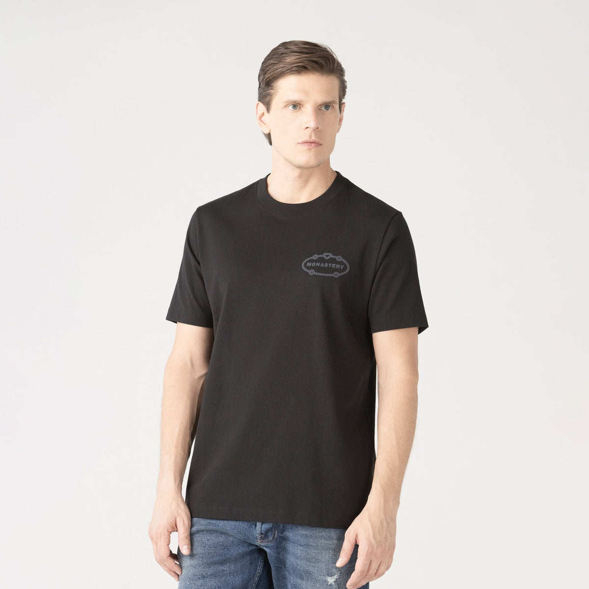 ALTTIA T - SHIRT MEN BLACK - Monastery | Tienda Oficial Colombia