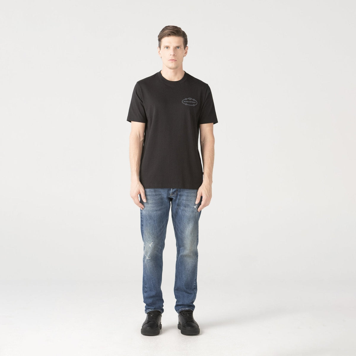 ALTTIA T - SHIRT MEN BLACK - Monastery | Tienda Oficial Colombia