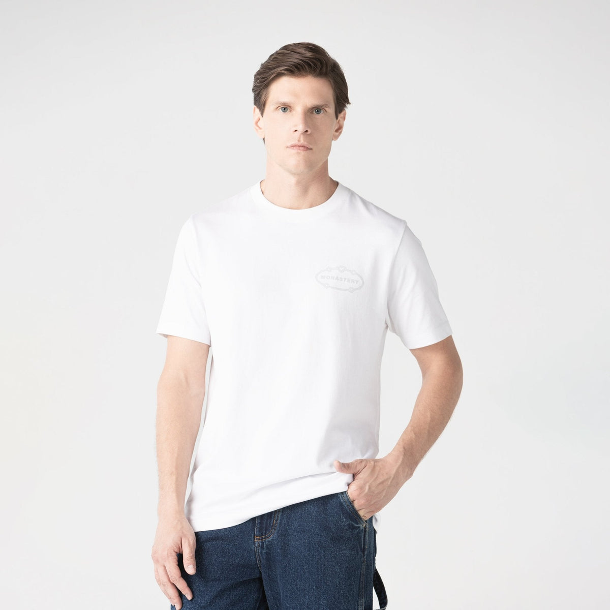 ALTTIA T - SHIRT MEN WHITE - Monastery | Tienda Oficial Colombia
