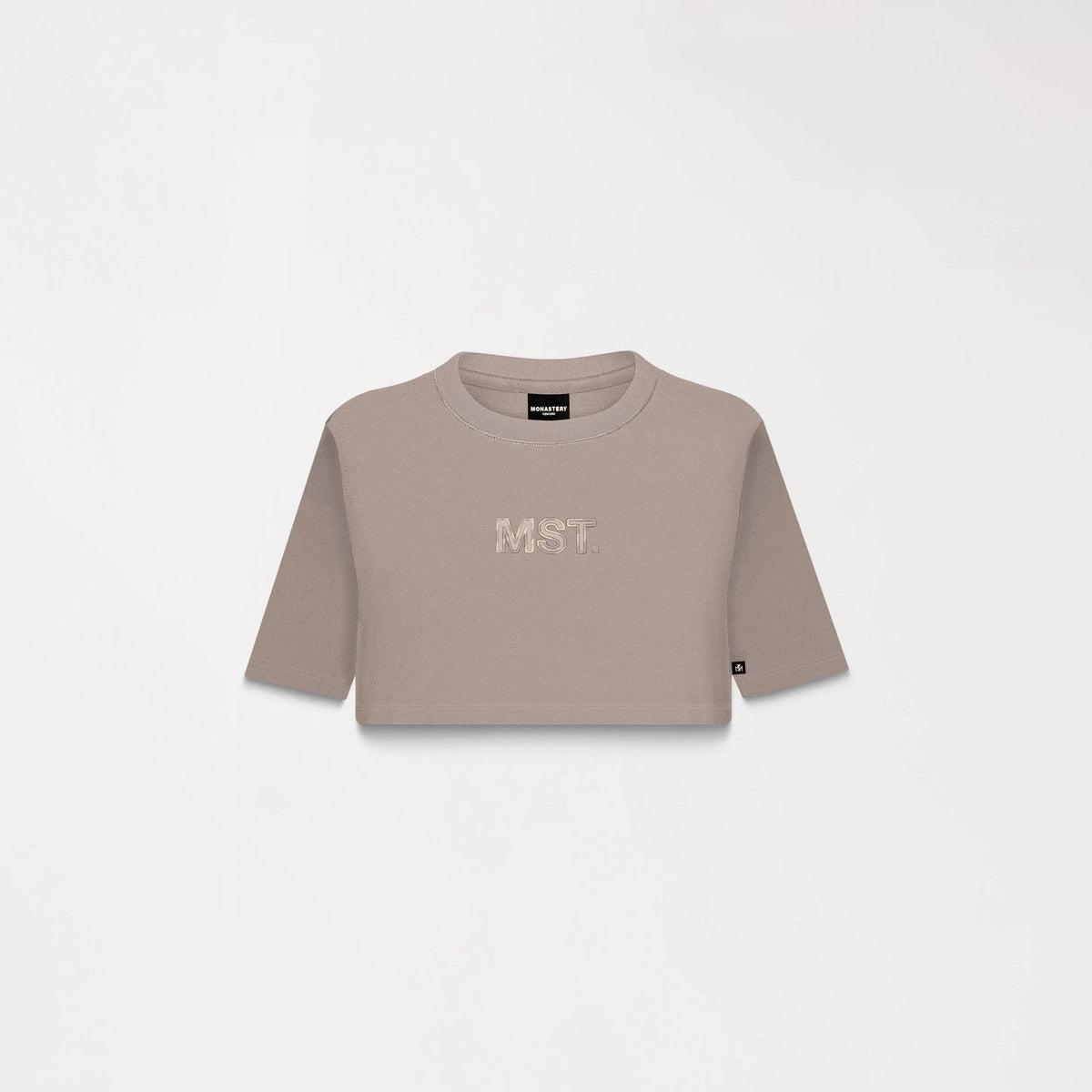 AMAL CROP TOP WOMEN TAUPE GRAY - Monastery | Tienda Oficial Colombia