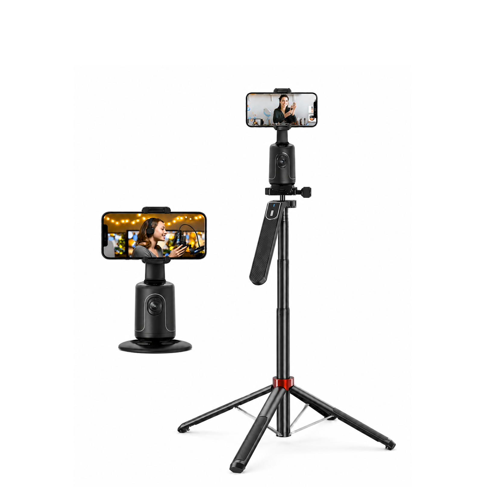 Seguidor Inteligente De Rostros VLOGGER c/ Tripode