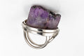 Anillo de plata 925 y Bolivianita geometrica